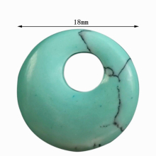 Kallaite Calaite Turquoise 18mm Roundness Minerale Gemstone Reiki Home Decoration Natural Stone Jewelry Accessories