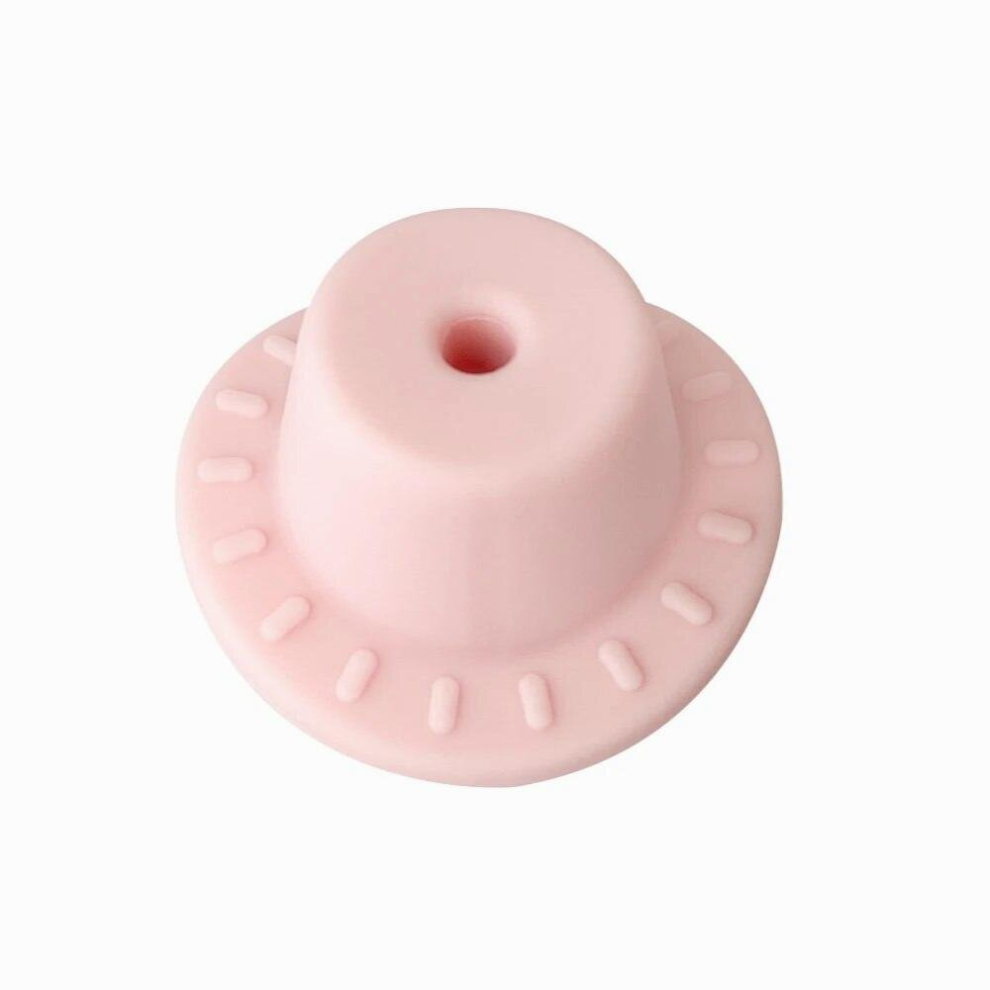 50/100pcs BPA Silicone Cowboy hat Beads Teether Baby Nursing Necklace Pacifier Clip Oral Care Accessories