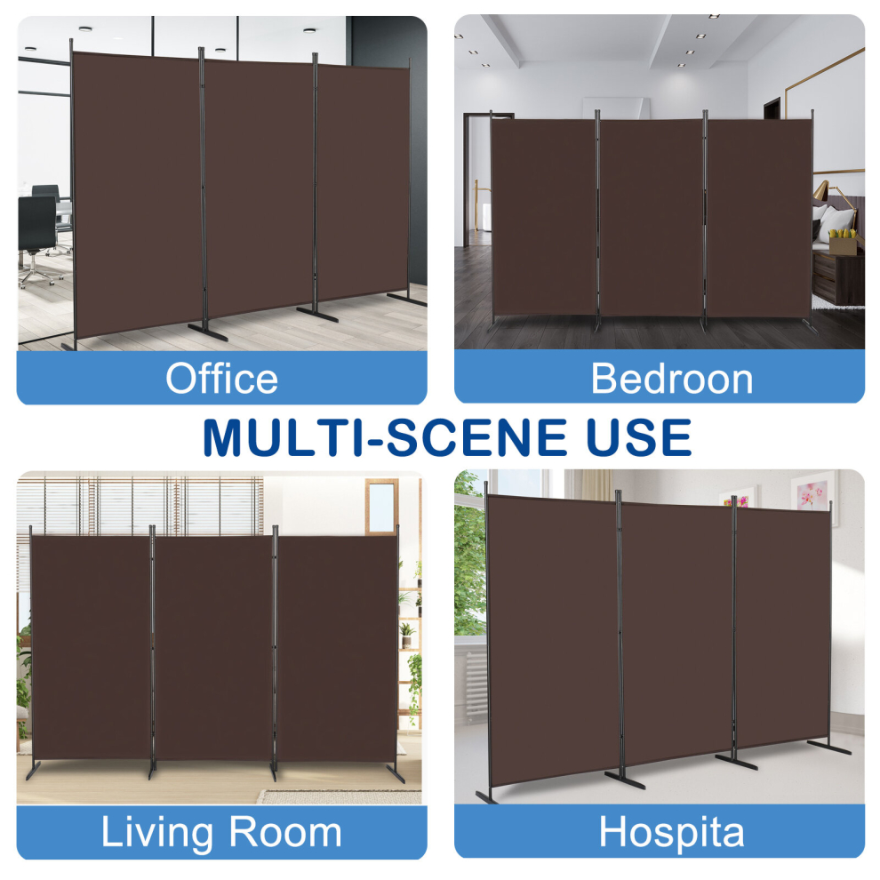 3 Panel Room Divider Partition Privacy Screen Room Separator Freestanding-image-OPC-PCTWZ5J-NEW