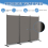 6FT 3 Panel Room Divider Folding Privacy Screen Home Office Wall Partition 6