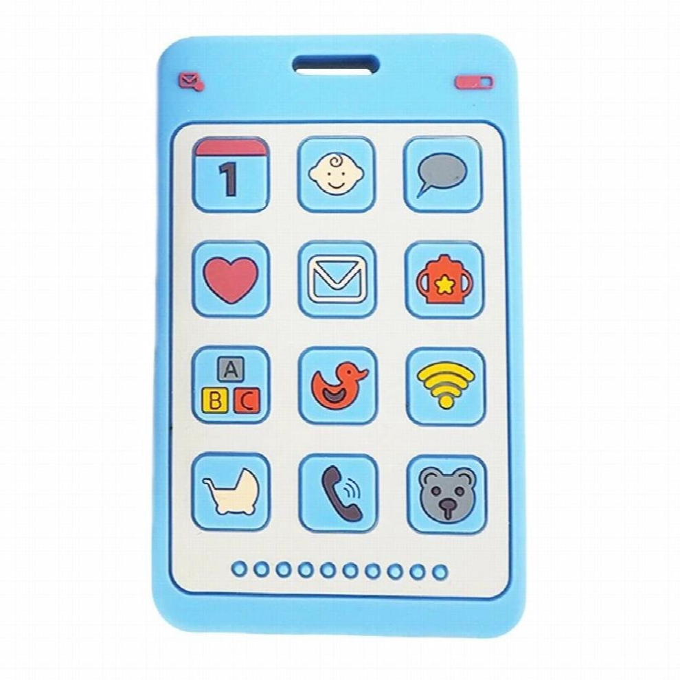 Chenkai 5Pcs Silicone Phone Teether Cartoon Bear Teething Food For Diy Chewing Nursing Pacifier Chain Accessories Multicoloured