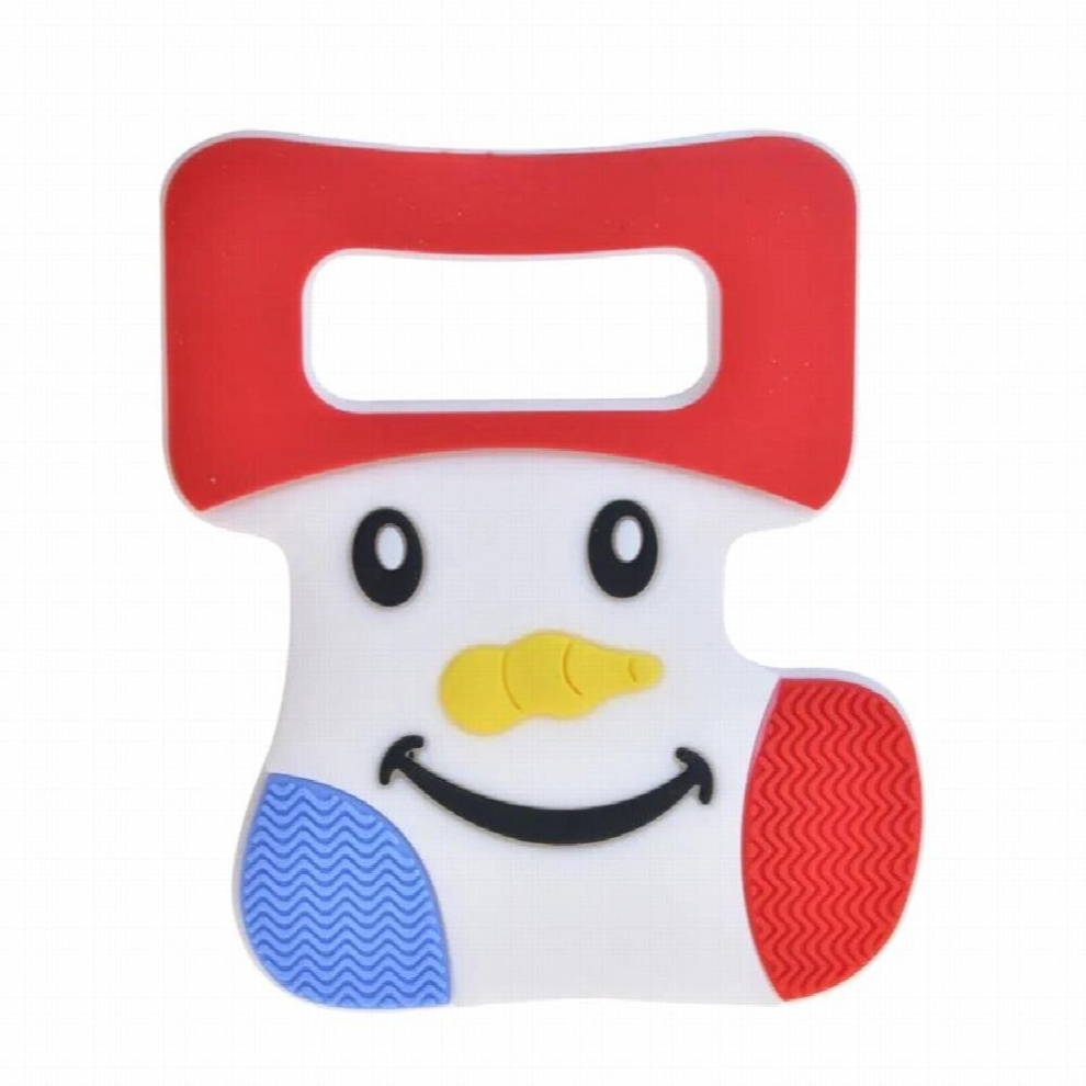 Chenkai 5PCS BPA Silicone Christmas Boots Teether Cartoon Baby Silicone Pacifier For DIY Infant Necklace Teething Chains