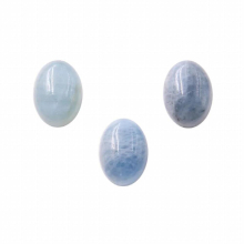 5pcs Natural Aquamarine Semiprecious Stone Cabochons Oval 13x18mm For DIY Jewelry Making Pendant Ring Craft