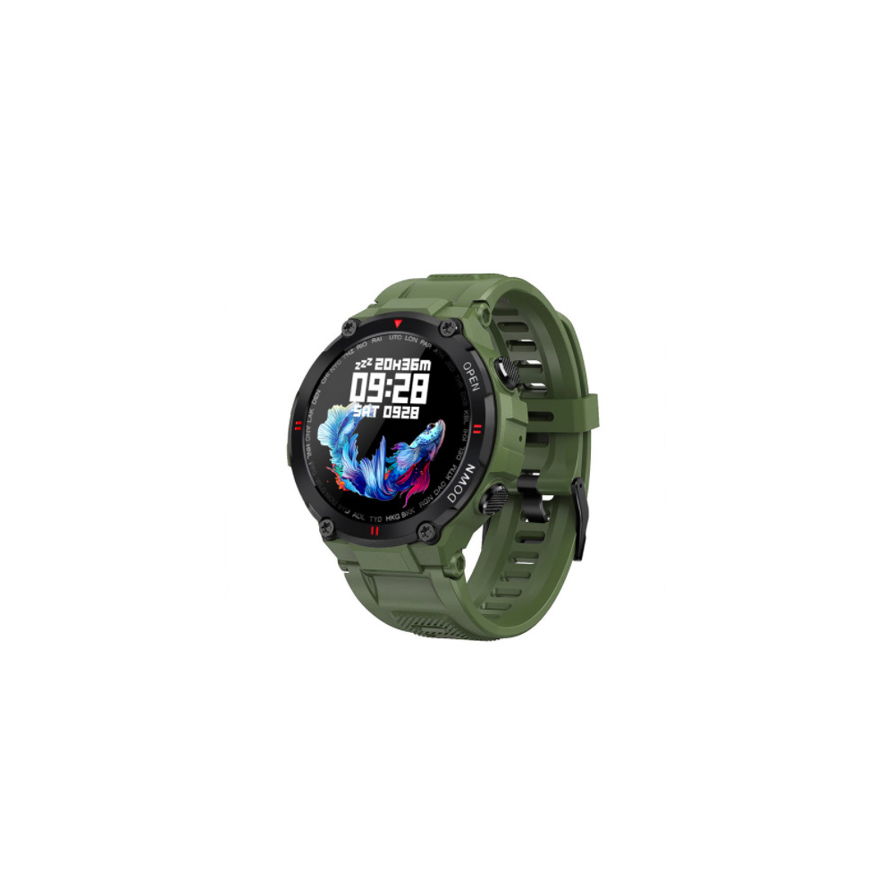 Smartwatch k22 dial green NO strap rubber smartwatch