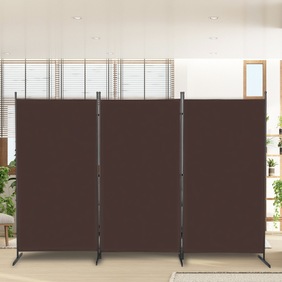 Not,Specified 3 Panel Room Divider Partition Privacy Screen Room Separator 6Ft