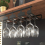 Adjustable Wine Glass Rack Under Cabinet, Stemware Wine Glass Holder 5