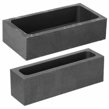 2 Pcs 1KG 665 G Graphite Ingot Mold Crucible Metal Casting Mold Graphite Crucible Mould For Melting Refining