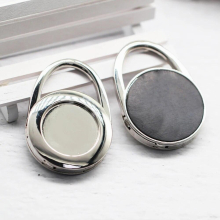 5/20/50PCS 30mm Hanger Hook Holder Round Metal Crystal Alloy Purse Hooks Folding Portable Table Hook Purse Handbag Bag
