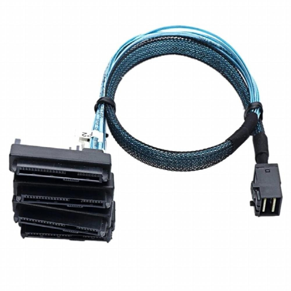 Mini Sff-8643 To 4X29pin Sff-8482 Server Cable 3.33Tf/1M 885668408951