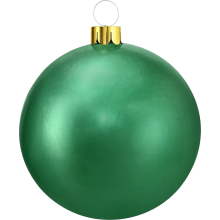 (Green, 65cm) Inflatable Christmas Bauble Ball Decoration Xmas Tree Outdoor Hanging Ornament