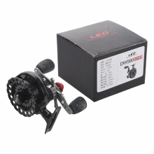 DWS60 4 + 1BB 2.6:1 65MM Fly Fishing Reel Wheel with High Foot Fishing Reels Left Hand Fishing Reel Wheels