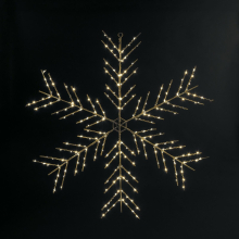 Garden Store Direct 75cm Snowflake Light with Warm White LEDs