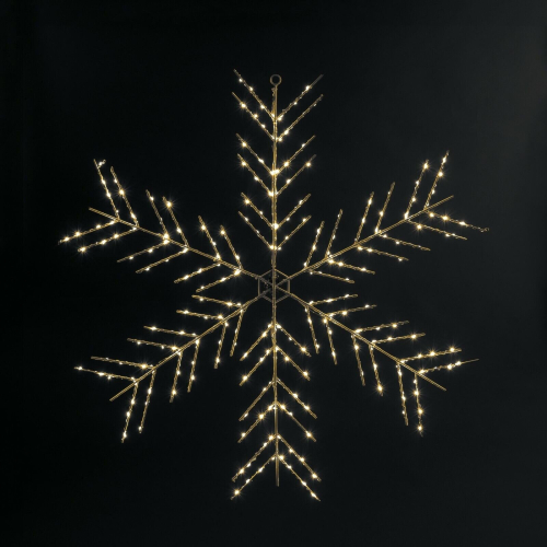 Garden Store Direct Garden Store Direct 75cm Snowflake Light with Warm White LEDs