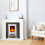 NEO (WHITE) Neo Electric Heater Realistic Flame and Log Store 7