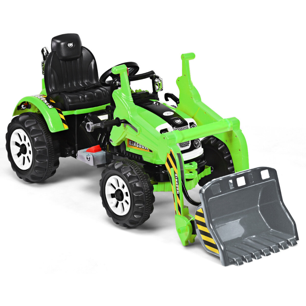 12V Kids Ride On Excavator Battery Powered Toy Electric Motorized Truck