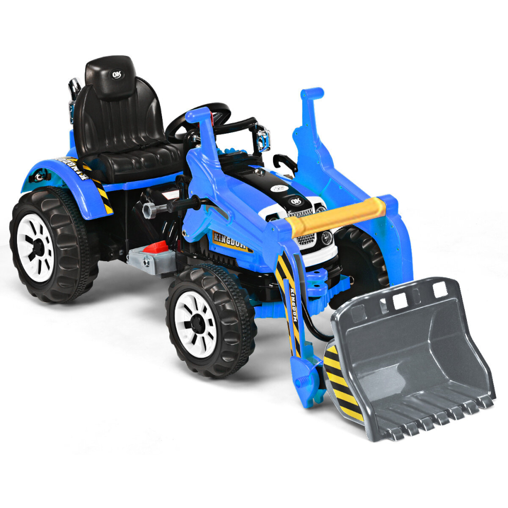 12V Kids Ride On Excavator Battery Powered Toy Electric Motorized Truck