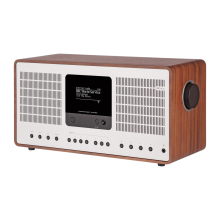 REVO SUPERCONNECT STEREO FM DIGITAL RADIO WITH BLUETOOTH WALNUT/SILVER