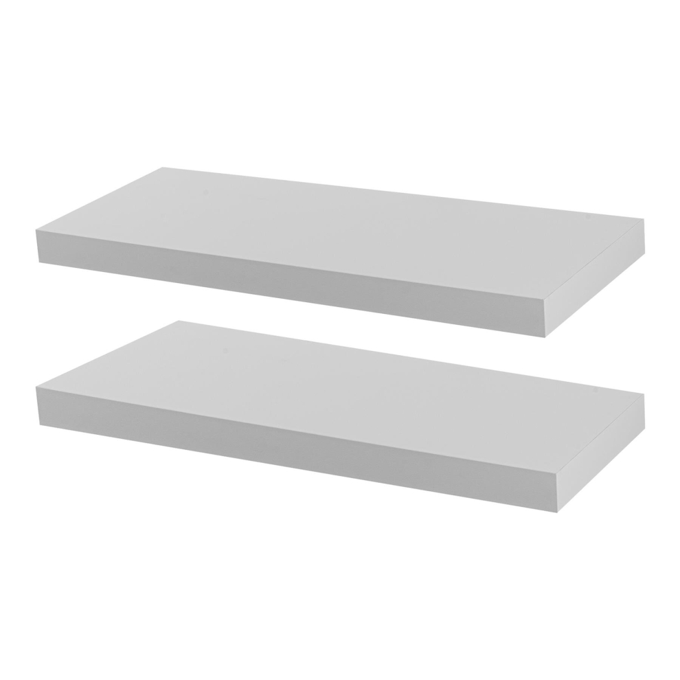 Modern Floating Wall Shelves - 60cm - Pack Of 2