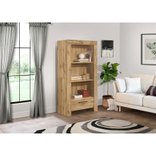 Oak Bookcase with Drawer Birlea Compton