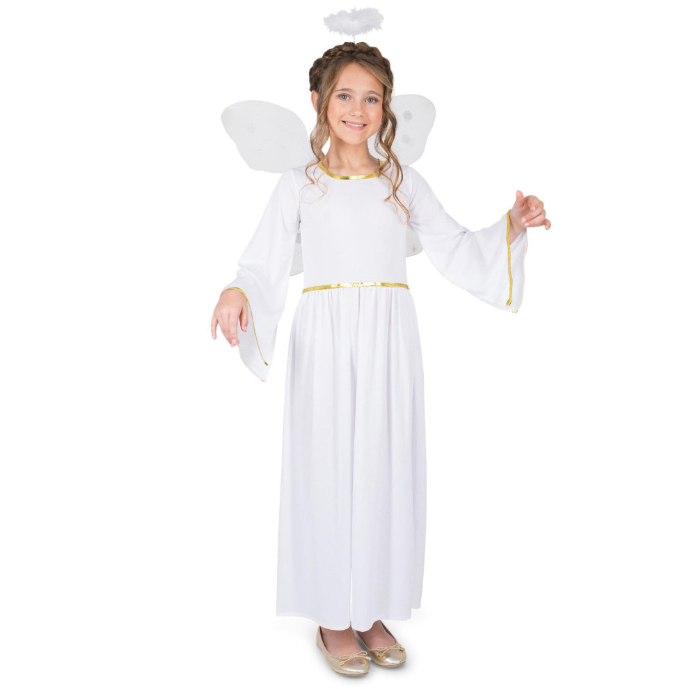Rubies (9-10 Years (140 Cm)) Girls' Angel Costume Heavenly