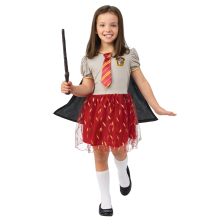 Déguisement - RUBIES - Robe tutu Gryffondor fille - 3-10 ans - Robe et cape - Licence Harry Potter