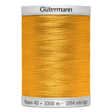 Gutermann No 40 Sulky Rayon Embroidery Thread 1024 - 1000 Metres - each