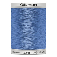 Gutermann No 40 Sulky Rayon Embroidery Thread 1029 - 1000 Metres - each