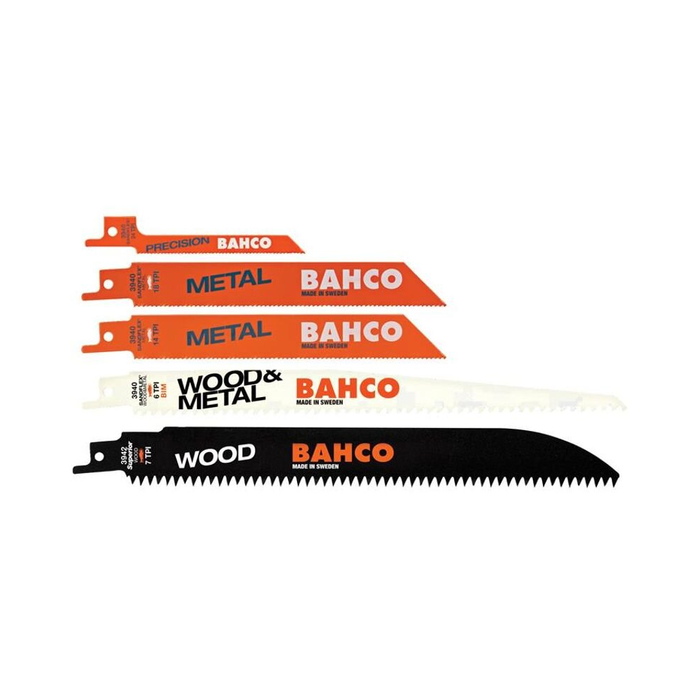 Bahco 3940-Mix-Set-5P Sabre Saw Blade Set 5 Piece - Image 4