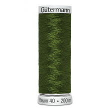 Gutermann No 40 Sulky Rayon Embroidery Thread 1176 - 200 Metres - each
