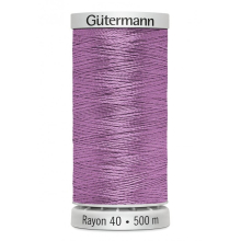 Gutermann No 40 Sulky Rayon Embroidery Thread 1080 - 500 Metres - each