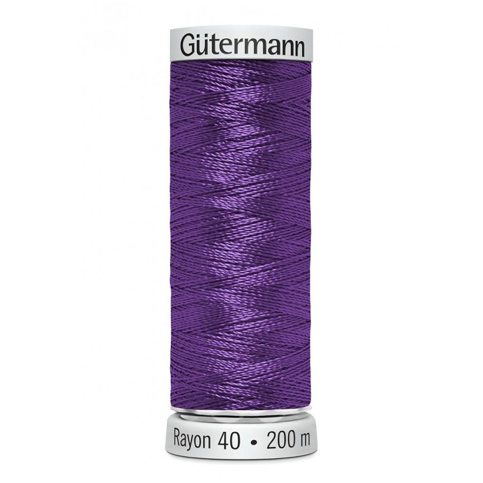 Gütermann Gutermann No 40 Sulky Rayon Embroidery Thread 1122 - 200 Metres - Each