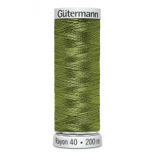Gutermann No 40 Sulky Rayon Embroidery Thread 1177 - 200 Metres - each