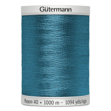 Gutermann No 40 Sulky Rayon Embroidery Thread 1090 - 1000 Metres - each