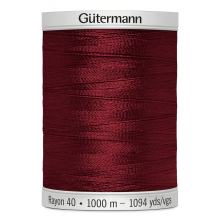 Gutermann No 40 Sulky Rayon Embroidery Thread 1169 - 1000 Metres - each