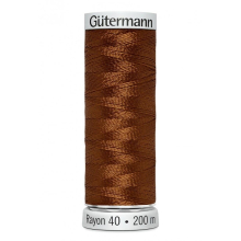 Gutermann No 40 Sulky Rayon Embroidery Thread 1158 - 200 Metres - each