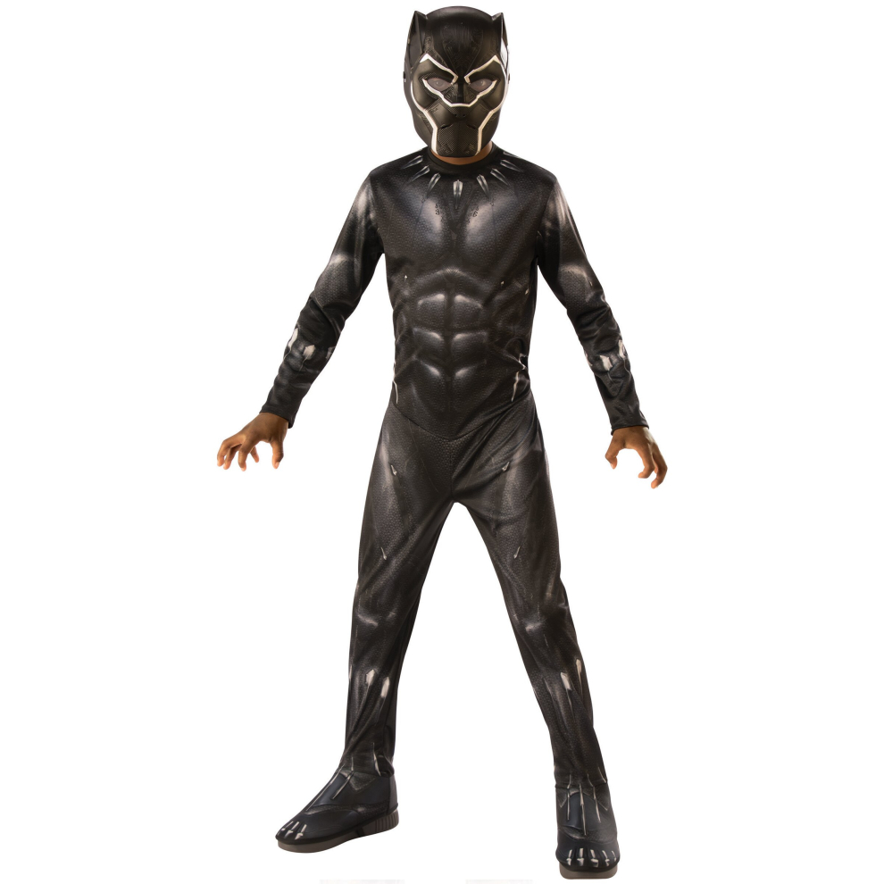 (5 to 6 years (110-116 cm)) Boys' Classic Black Panther Infinity War Costume