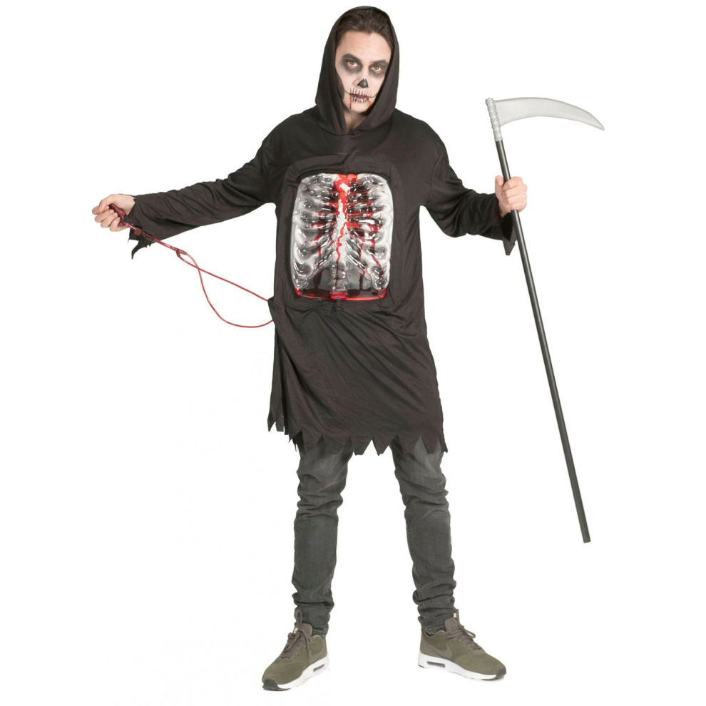 New Rubies Unisex Adult Bloody Reaper Skeleton Costume