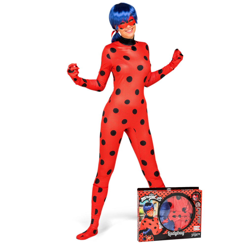 (XS) Adult Ladybug Miraculous costume box