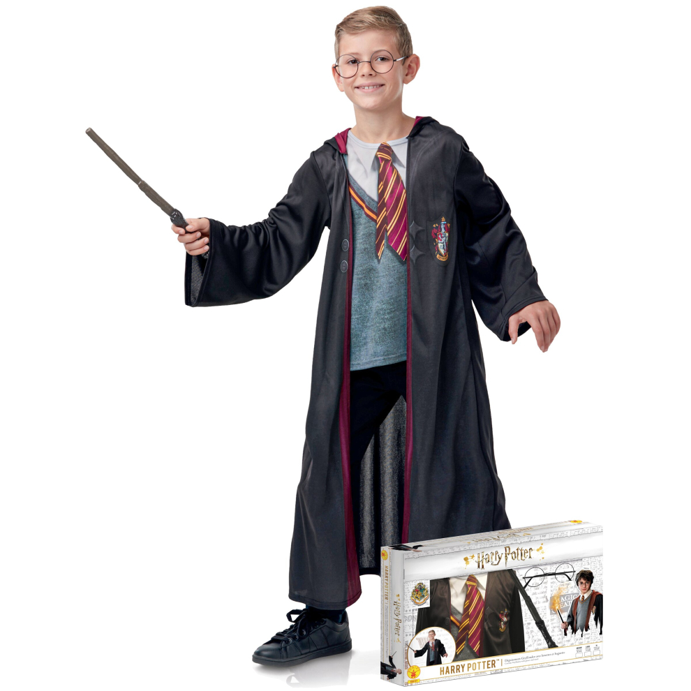 (7 - 8 years (122-128 cm)) Harry Potter costume and accessories set