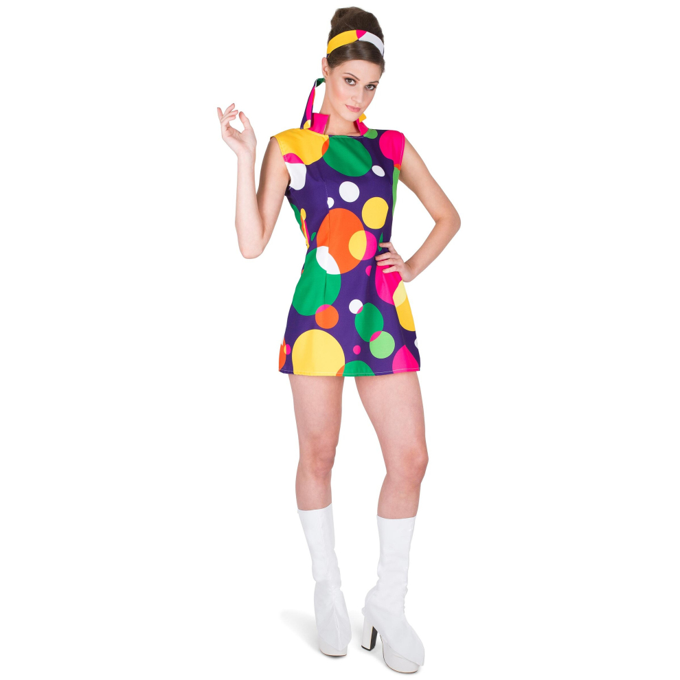 (L) Women's disco pop costume