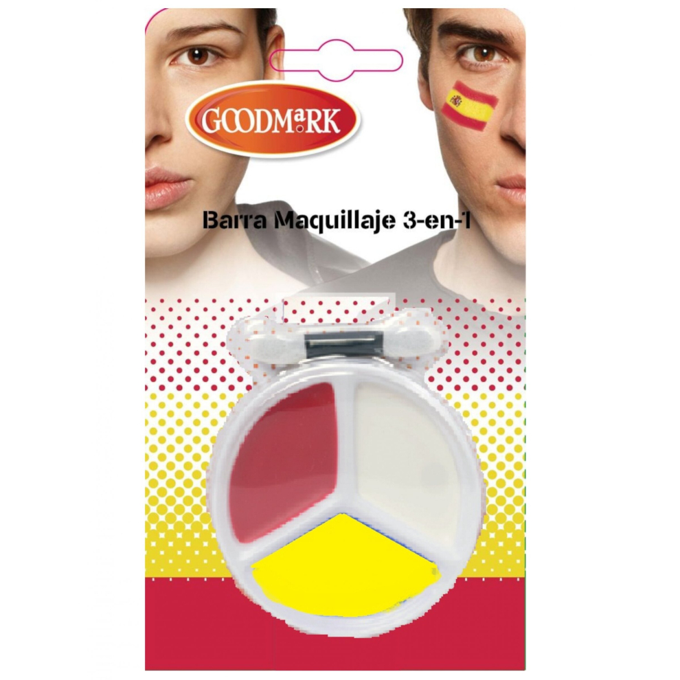Makeup palette supporting Spain
