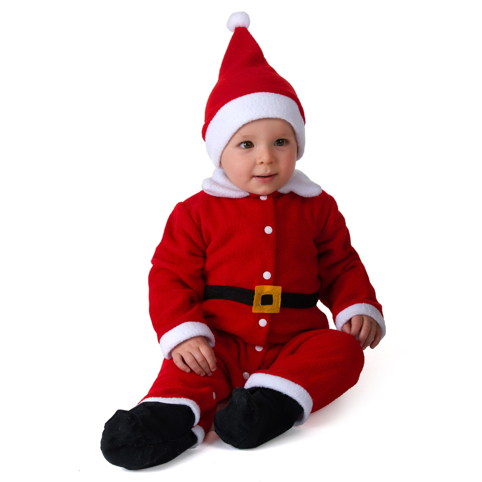 (12 to 18 months) Baby Santa Claus costume