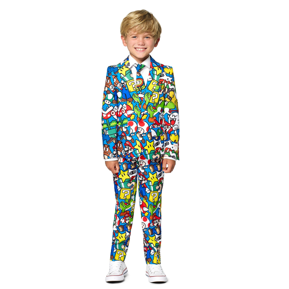 Mr. Super Mario child costume Opposuits