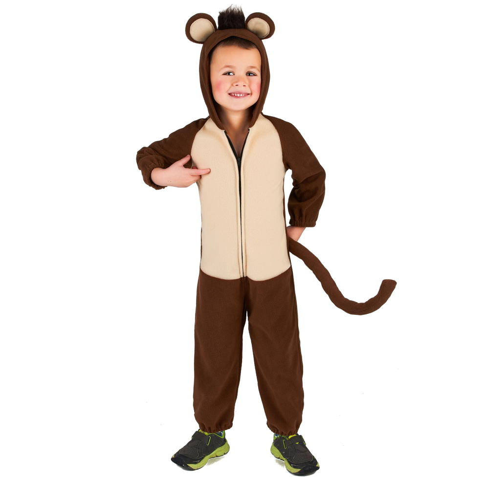 (7 - 9 years (M)) Monkey with Tail Child Costume