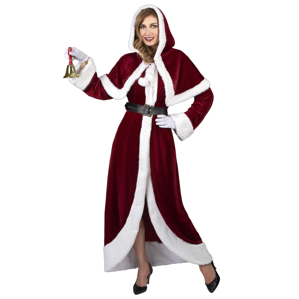 (Medium) Super Luxury Mrs. Claus Costume for adults