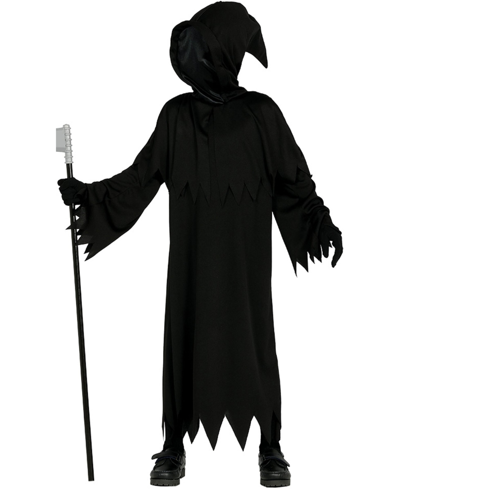 (7-9 years (125-135 cm)) Children's Dark Reaper Halloween Costume