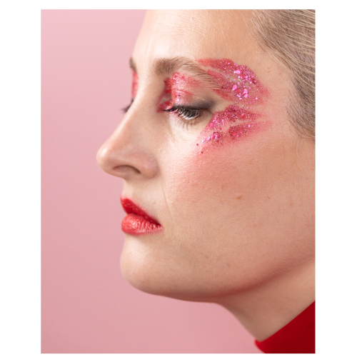 Rubies Bright pink biodegradable glitter Tagadamour - Si si la paillette 2