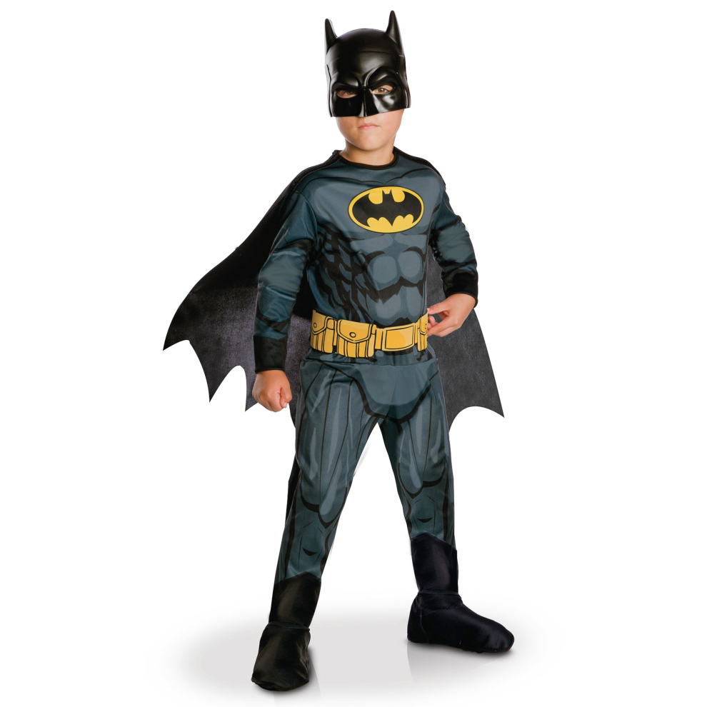 (7 - 8 years (122-128 cm)) Boys' classic Batman Justice League costume