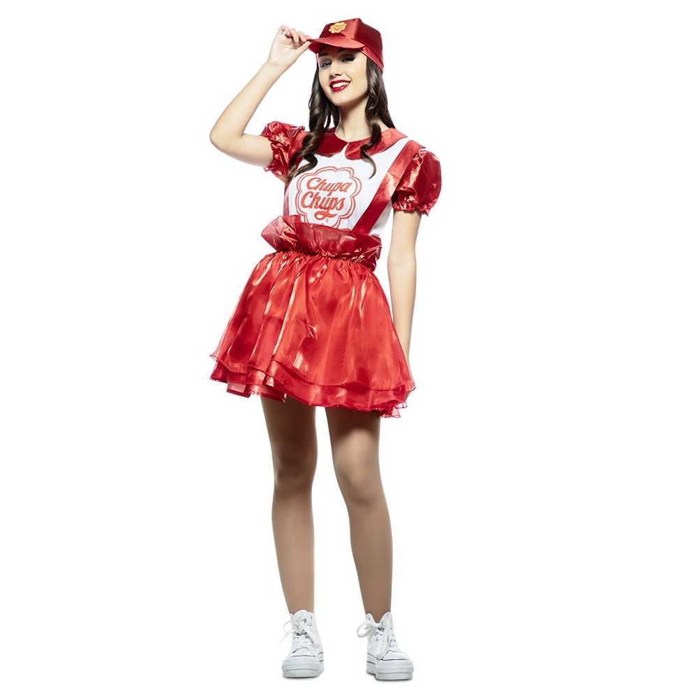 Women's Red Chupa Chups Dress Costume