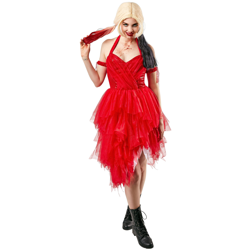 (Large) Harley Quinn women's red dress - Suicide Squad 2